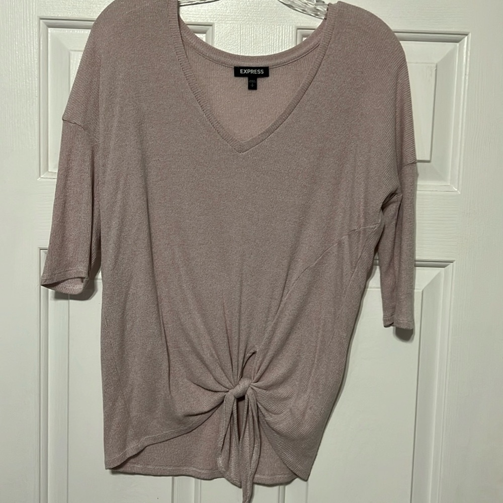 Express pink top SMALL EUC